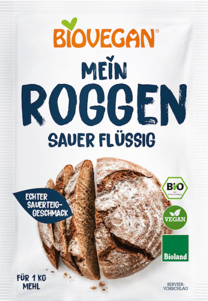 BIOVEGAN Roggen Sauerteig flüssig, BIO