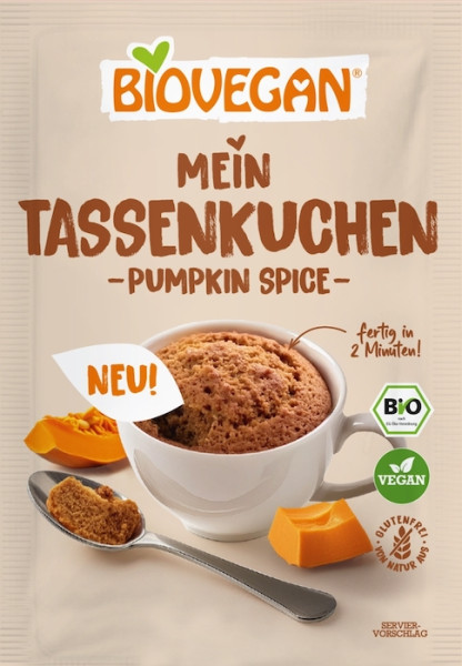 BIOVEGAN Tassenkuchen Pumpkin, BIO