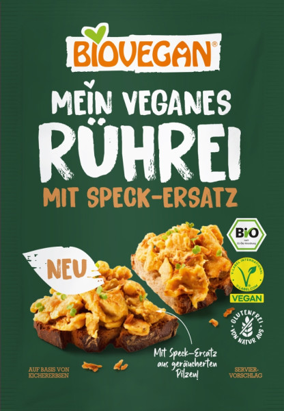 BIOVEGAN Mein Veganer Rührei mit Speck-Ersatz, BIO